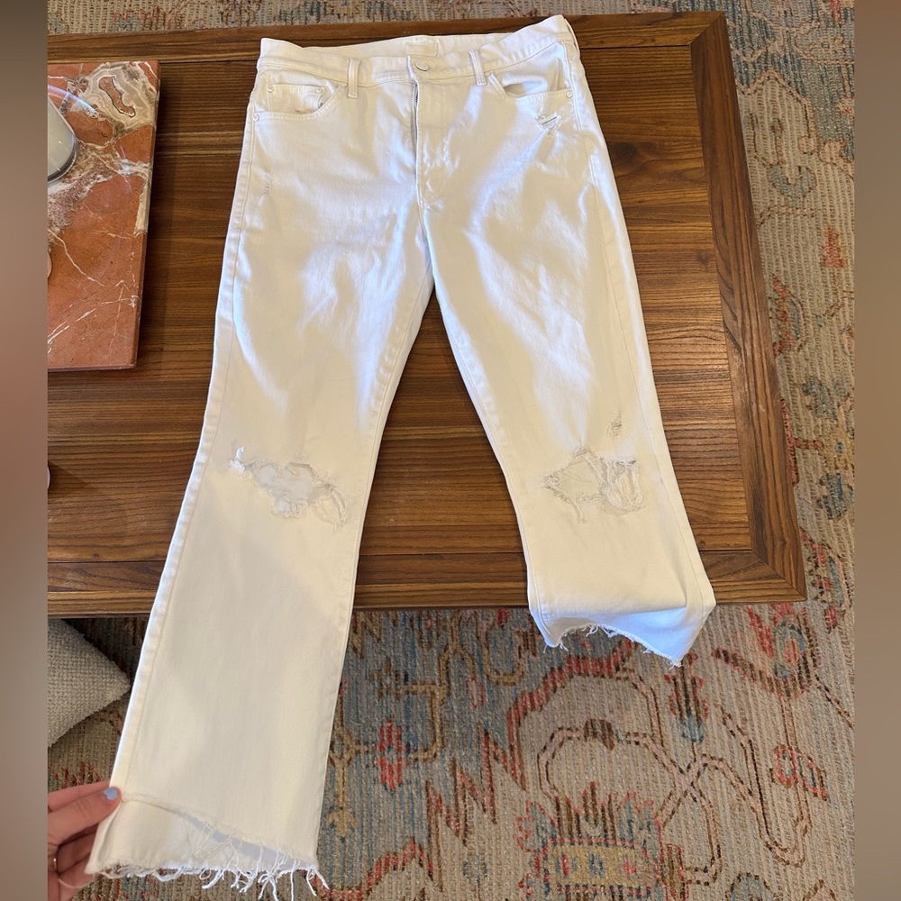 MOTHER White Jeans